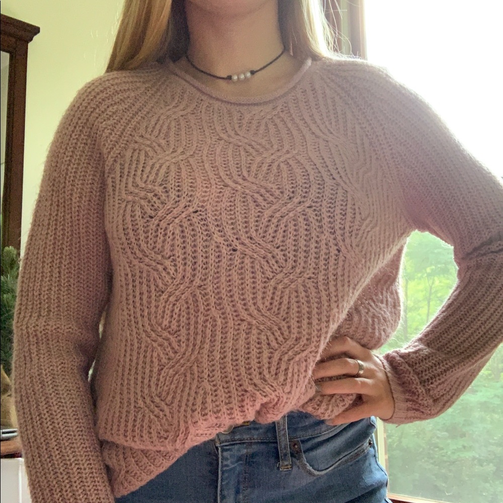 Pink Sweater